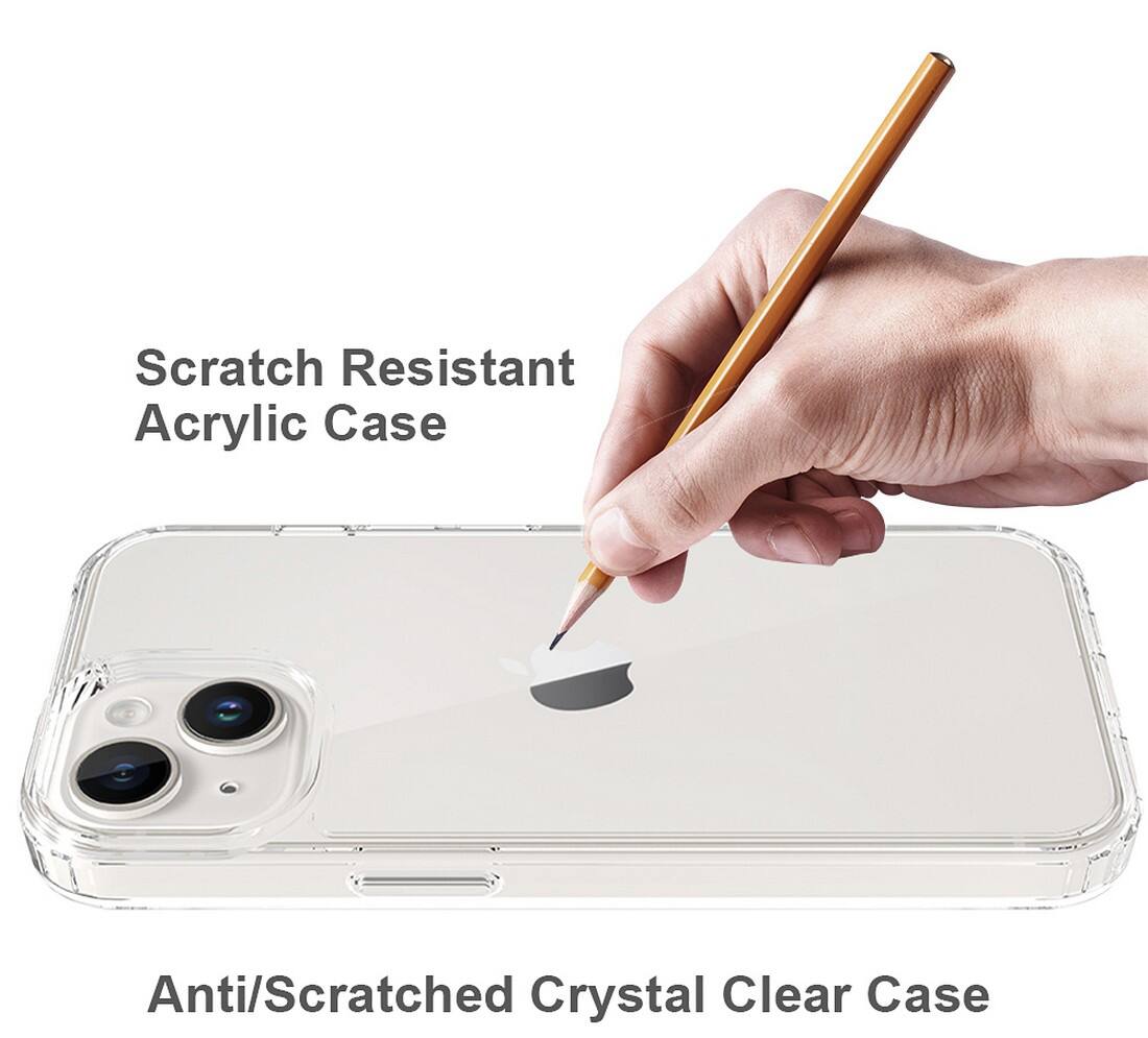 Scratch Resistant Acrylic Case  
Anti/Scratched Crystal Clear Case