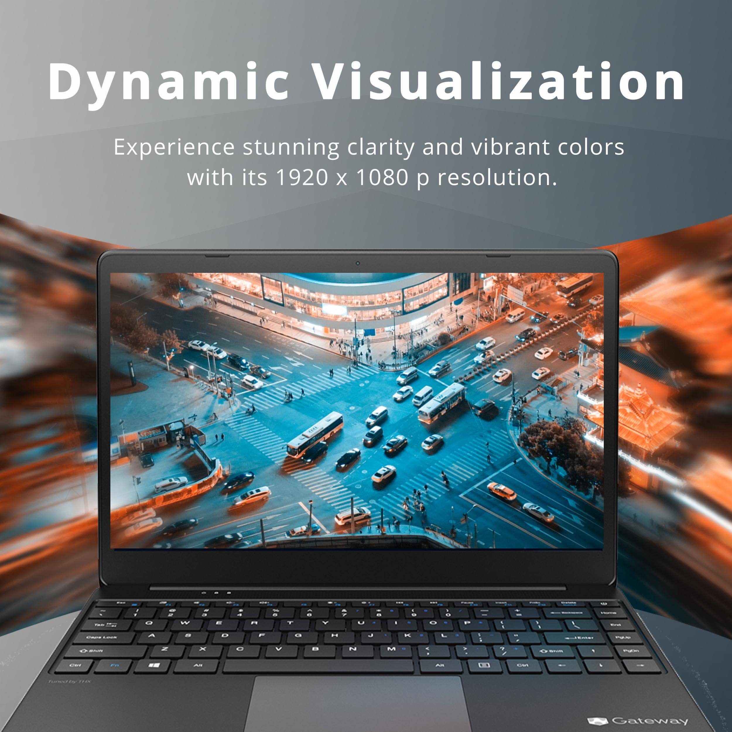 Dynamic Visualization  
Experience stunning clarity and vibrant colors with its 1920 x 1080 p resolution.