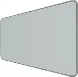 Stylel Star - Large Extended Gaming Mouse Pad with Stitched Edges, (31.5X15.7In) Durable Non-Slip Natural Rubber Base, Waterproof C - Gray