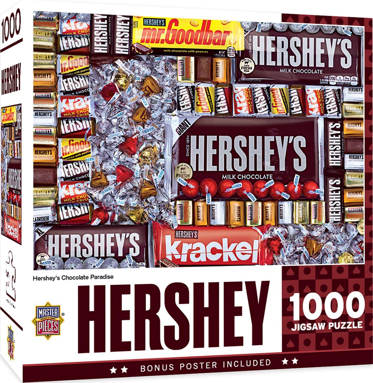 Hershey's Chocolate Paradise  
HERSHEY'S 1000 PIECES JIGSAW PUZZLE  
BONUS POSTER INCLUDED  

HERSHEY'S  
MILK CHOCOLATE  
HERSHEY'S  
Krackel  
HERSHEY'S  
Mr. Goodbar  
HERSHEY'S  
Kisses  
HERSHEY'S  
MILK CHOCOLATE  
HERSHEY'S  
Kisses  
HERSHEY'S  
Kisses  
HERSHEY'S  
Kisses  
HERSHEY'S  
Kisses  
HERSHEY'S  
Kisses  
HERSHEY'S  
Kisses  
HERSHEY'S  
Kisses  
HERSHEY'S  
Kisses  
HERSHEY'S  
Kisses  
HERSHEY'S  
Kisses  
HERSHEY'S  
Kisses  
HERSHEY'S  
Kisses  
HERSHEY'S  
Kisses  
HERSHEY'S  
Kisses  
HERSHEY'S  
Kisses  
HERSHEY'S  
Kisses  
HERSHEY'S  
Kisses  
HERSHEY'S  
Kisses  
HERSHEY'S  
Kisses  
HERSHEY'S  
Kisses  
HERSHEY'S  
Kisses  
HERSHEY