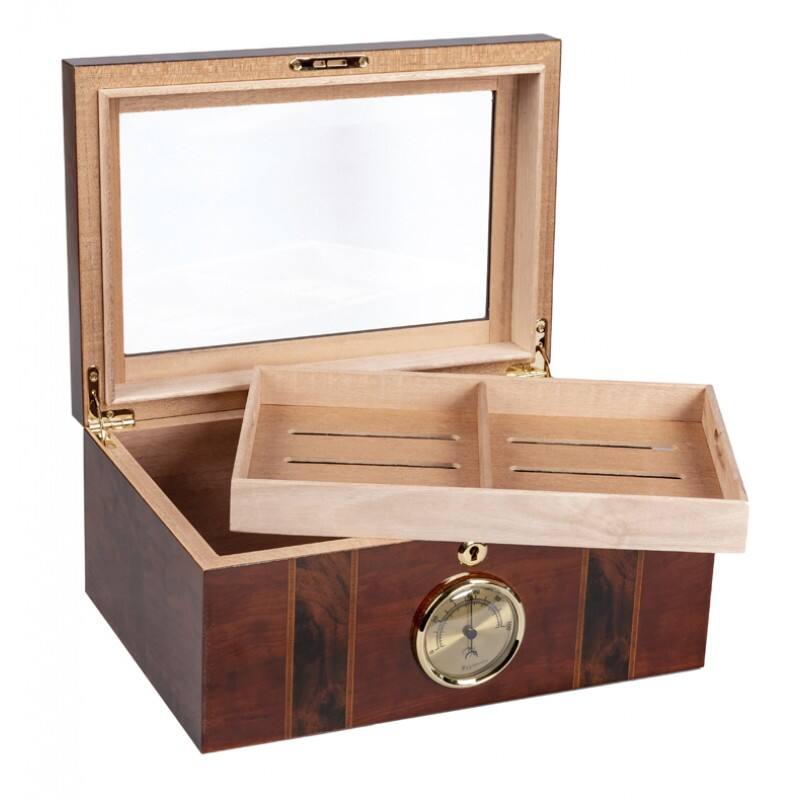 Alt View 5. Prestige - Presidential Cigar Humidor - High Gloss Finish.