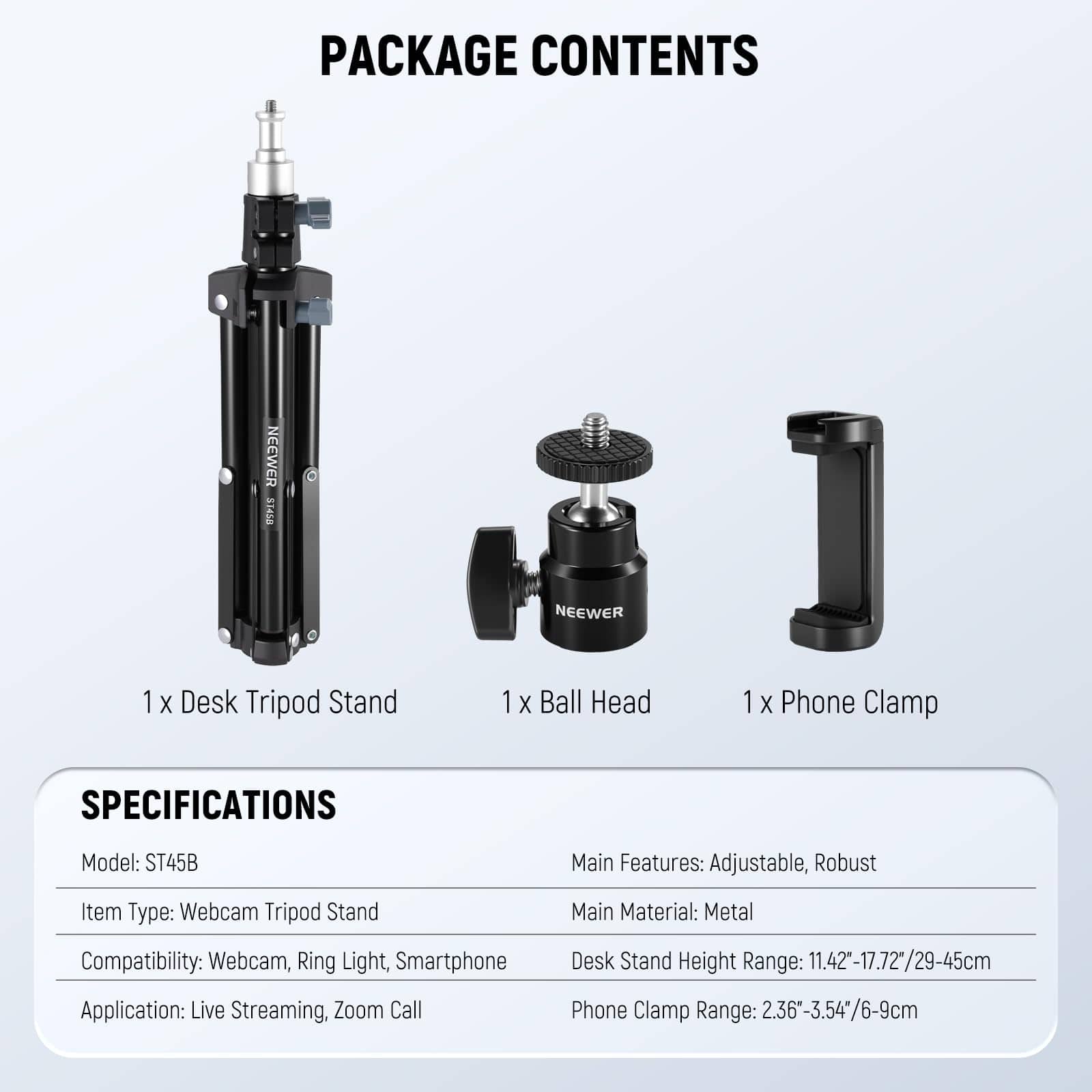 Aazon.co : AIRHUG Ini Tripod, Desktop Stand, Portable, Copact, With 1/4" Screw, 360 Tripod - View #4