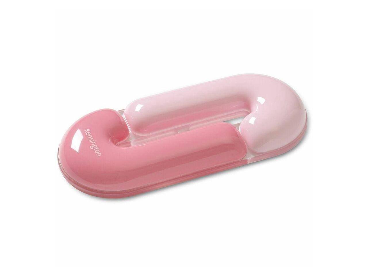 Alt View 7. Kensington - Duo Gel Mouse Wrist Rest, Loop Design, Gel Filled Cushion, Ventilation Channels, Non-Skid - K62828WW - Pink.