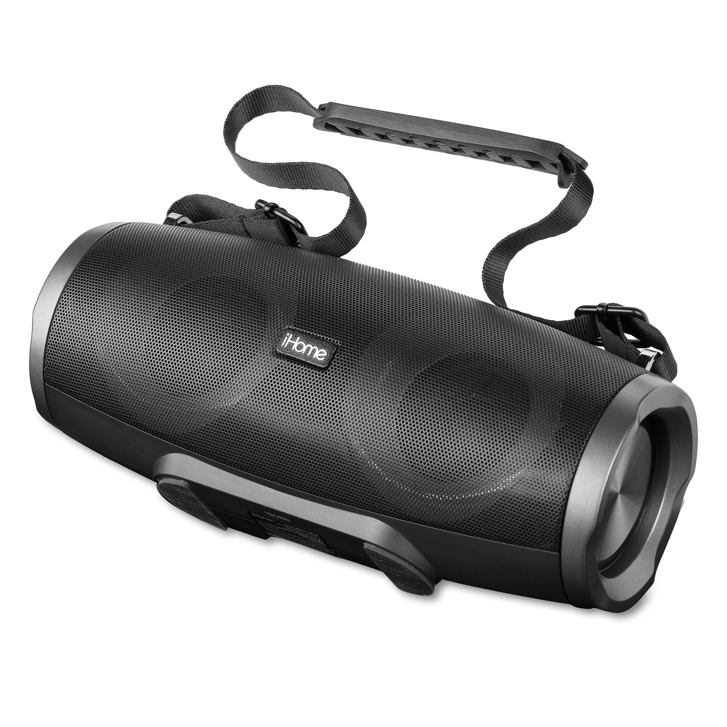 Alt View 13. iHome - Rechargeable Portable Color Changing Bluetooth Speaker with Lighting Effects - Black.