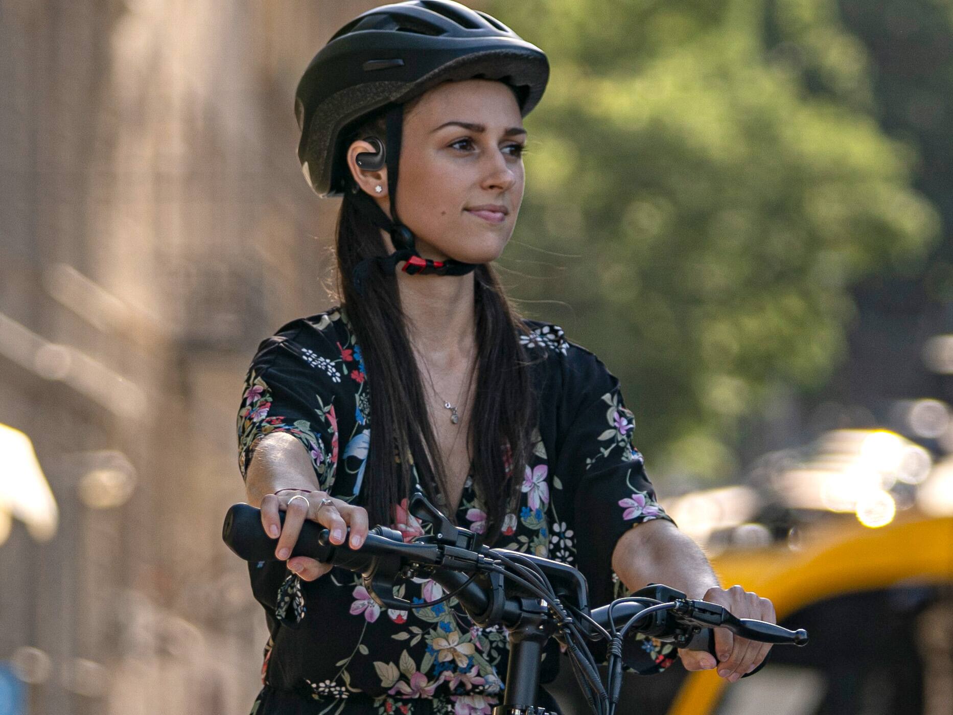 Alt View 1. OPN Sound - Aria+ True Wireless Earbuds With Charging Case - Black.