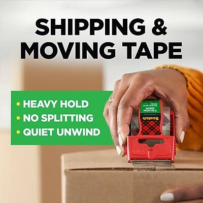 SHIPPING & MOVING TAPE

- HEAVY HOLD
- NO SPLITTING
- QUIET UNWIND

OBi TOUGH Scotch