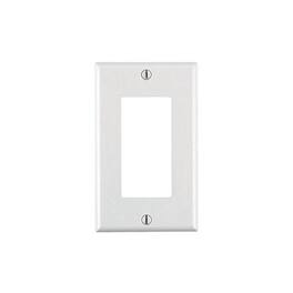 Leviton - M24-80401 Wall Plate 1-Gang Pack of 10 - White