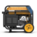 Alt View 4. Firman - T08072 Electric Start 120/240V RV Ready 10000-Watt Tri Fuel (Gasoline/Propane/Natural Gas) Portable Generator - Blue, Black, Gold.
