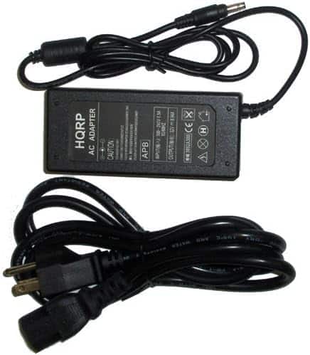 HQRP - AC Adapter/Power Supply for HP PhotoSmart 7300 7345 7150v 7350v 7350w 7500 7150w 7155w Printer Replacement - Black