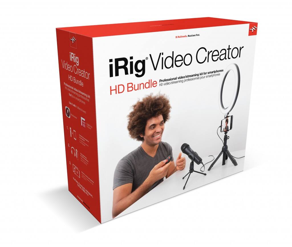 iRig Video Creator HD Bundle: Professional video/streaming kit for smartphones
