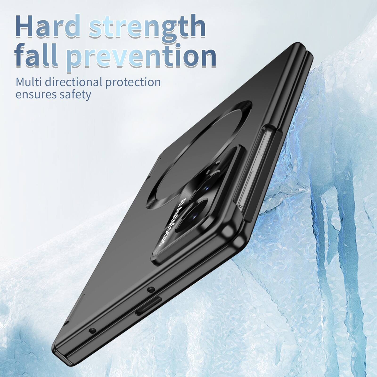 Hard strength fall prevention  
Multi directional protection ensures safety