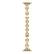 Left. Posh Tech - Poppy Stainless Steel Link Band for Apple Watch - Gold.