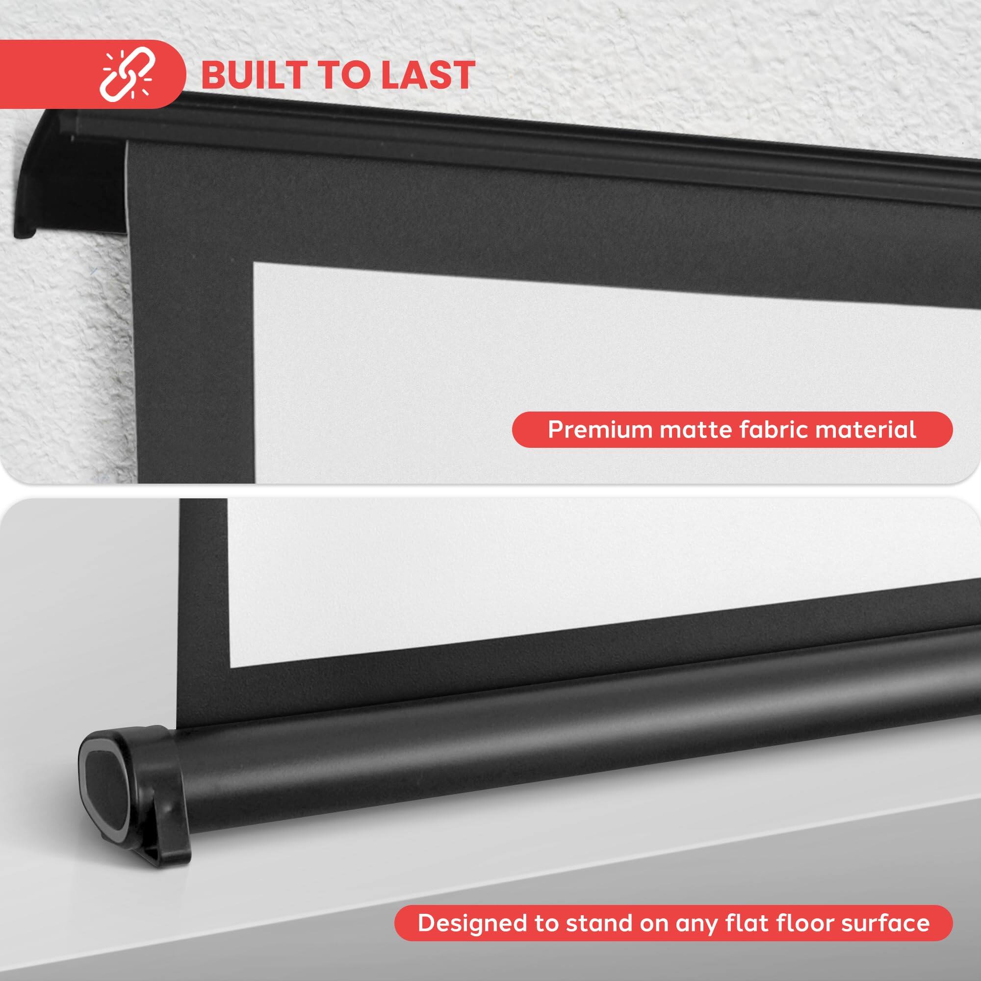 BUILT TO LAST

Premium matte fabric material

Designed to stand on any flat floor surface