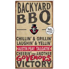Jardine - Austin Peay State Governors 11'' x 20'' Indoor/Outdoor BBQ Sign - Brown