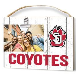 Jardine - South Dakota Coyotes 8'' x 10'' Weathered Clip It Frame - White