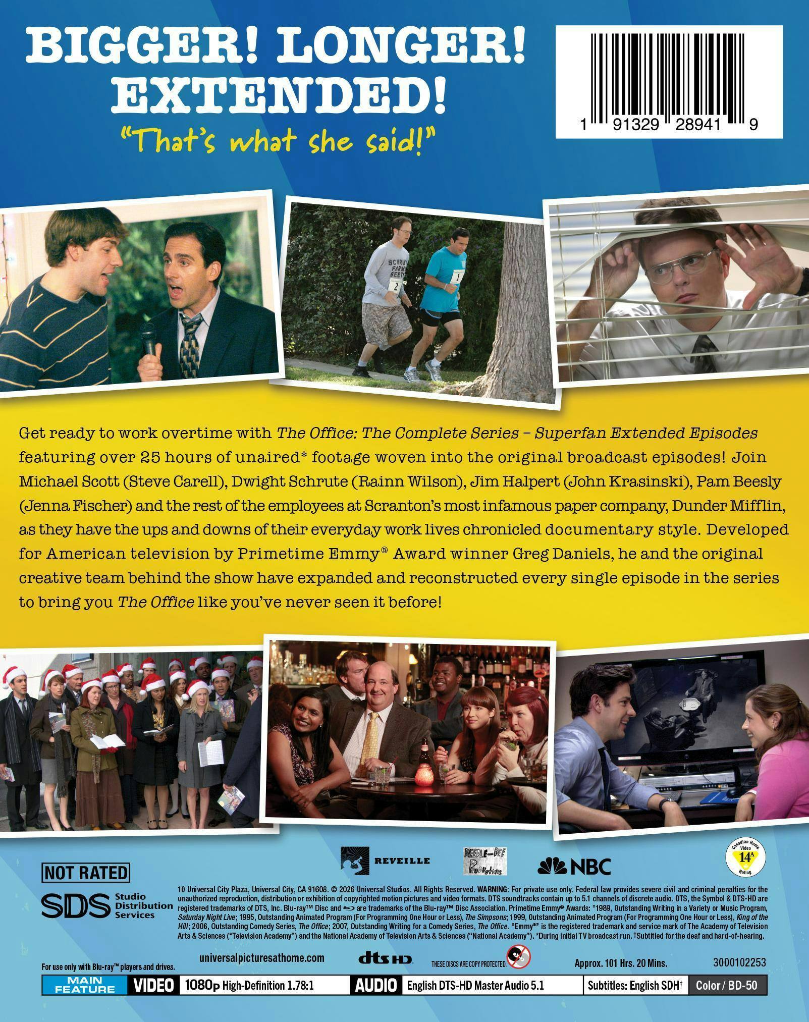 Back. The Office: The Complete Series - Superfan Extended Episodes [Blu-ray].