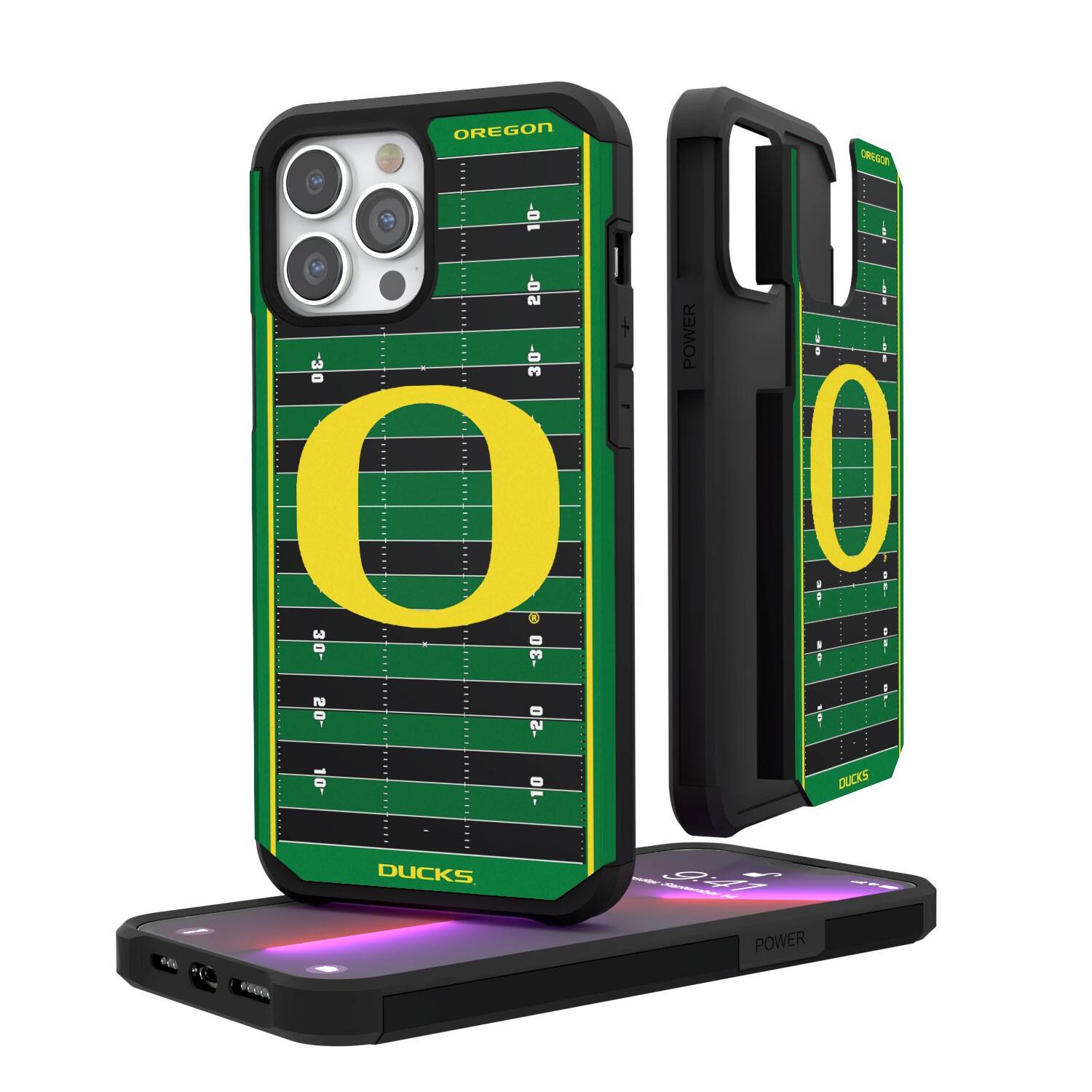 Keyscaper - NCAA - Oregon Ducks Field iPhone Rugged Case - 15 Plus - Multicolor price history on PriceWatchPro