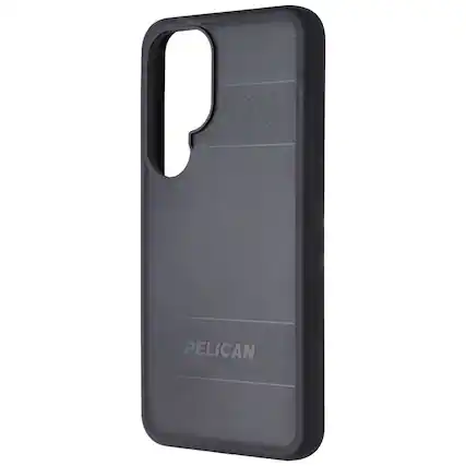 Front. Pelican - Pelican Protector Magnetic Case for Samsung Galaxy S25 - Black - Black.