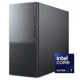 Dell - Tower Plus EBT2250 Desktop - Intel Core Ultra 7 265 2025 - 32GB Memory - NVIDIA GeForce RTX 5070 - 1TB Storage - Black