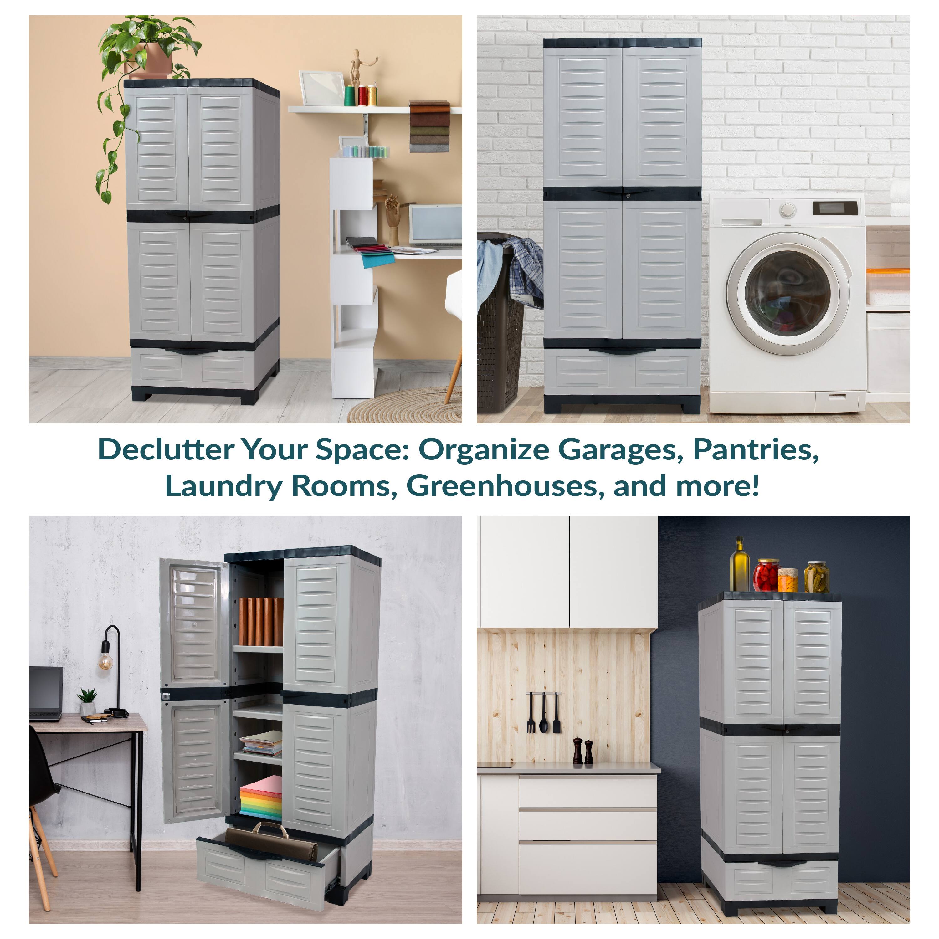 Declutter Your Space: Organize Garages, Pantries, Laundry Rooms, Greenhouses, and more!