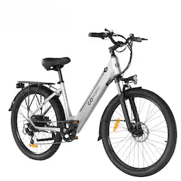 GoPowerBike - GoVelo Ebike with 20 mph Max Speed & 500W Motor | UL2849 Certified - One size - Silver