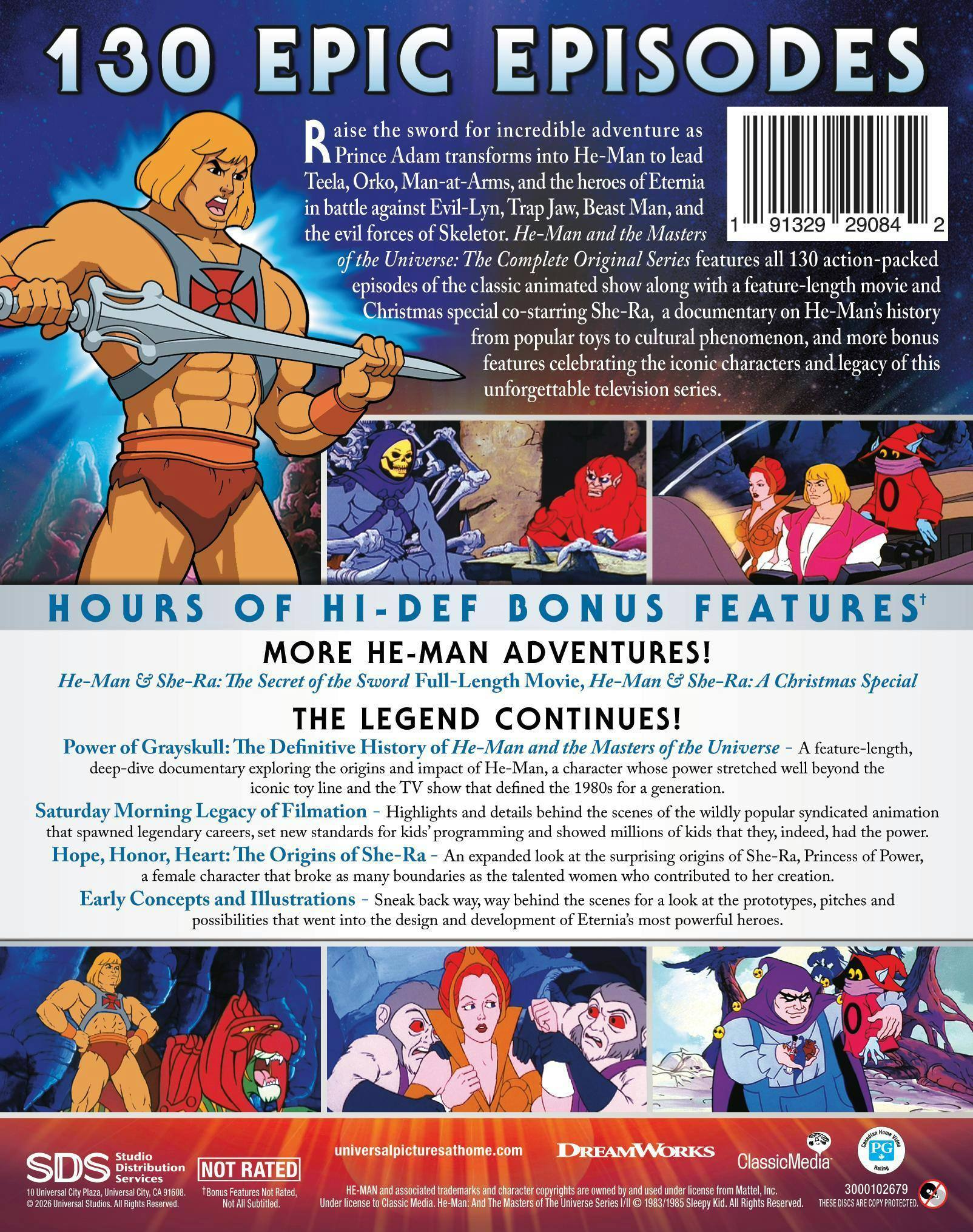 Angle. He-Man And The Masters Of The Universe: The Complete Original Series   - BLU-RAY.