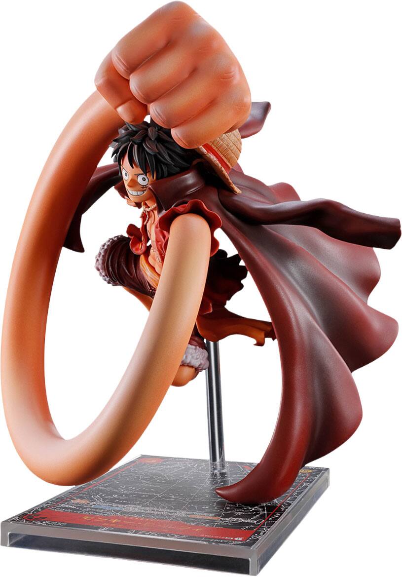Left. Bandai - Monkey D.Luffy (One Piece Card Game) - One Piece - 7.9" Ichibansho Figure.