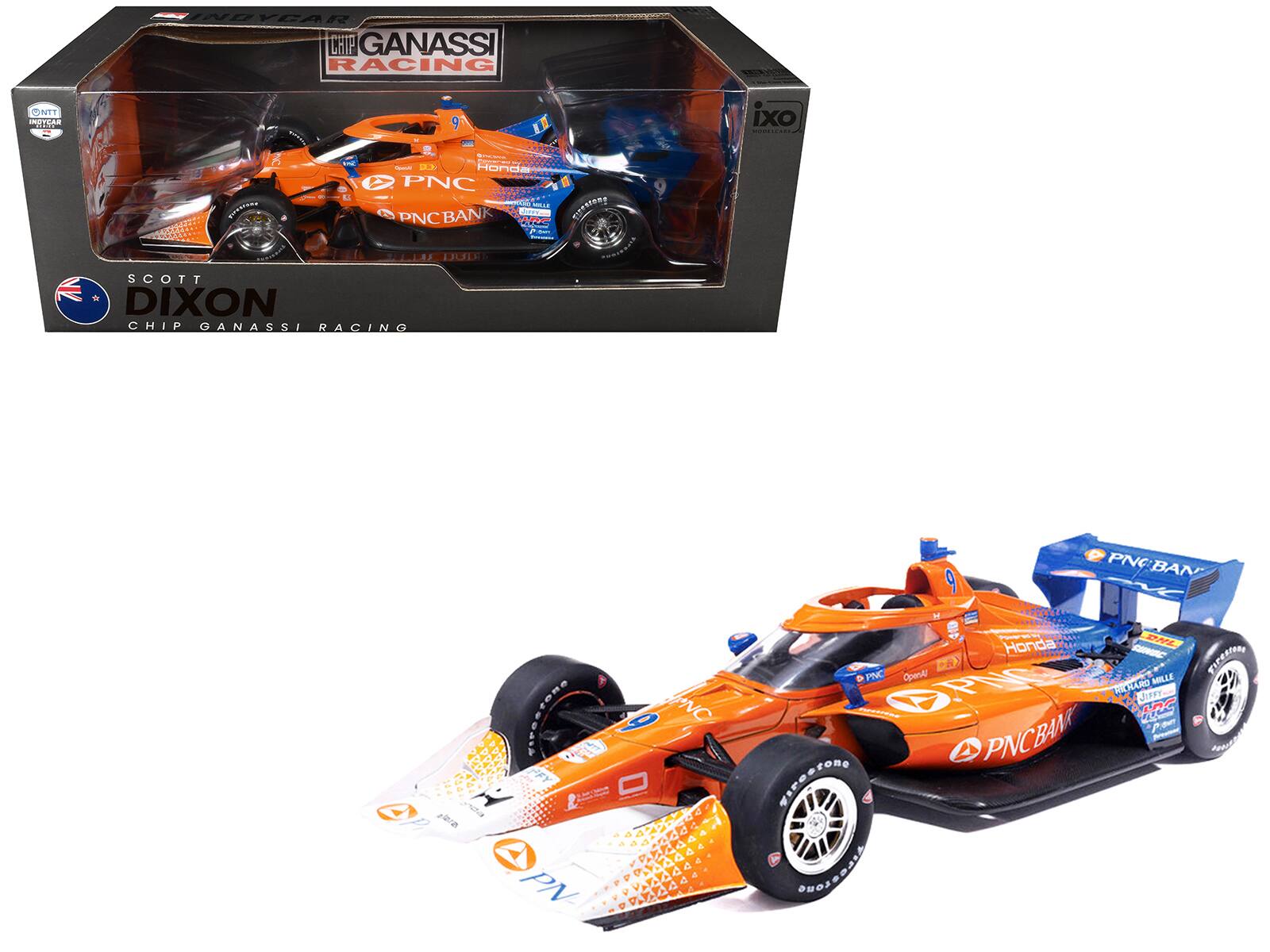 "Dallara IndyCar #9 ""PNC Bank"" Chip Ganassi Racing ""NTT IndyCar Series"" (2026) 1/18 Diecast Model Car by IXO Models" price history on PriceWatchPro