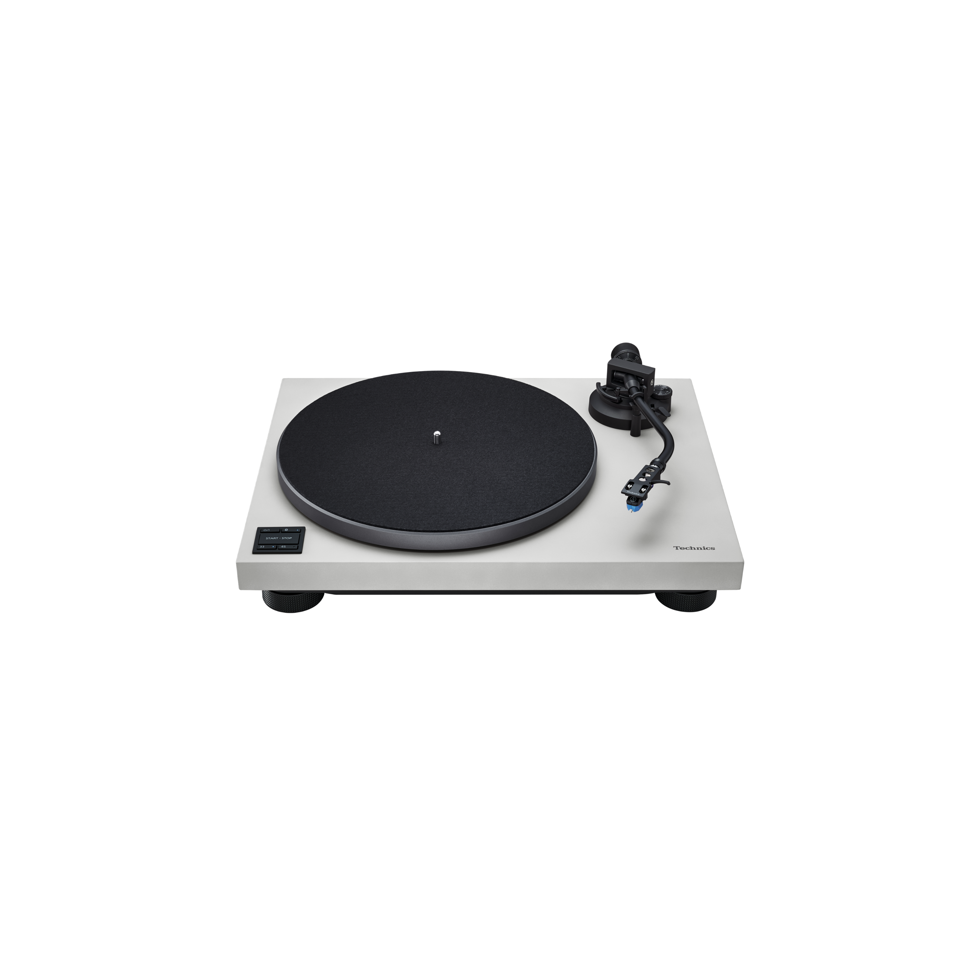 Alt View 7. Technics - Technics HiFi Bluetooth Turntable with Coreless Direct Drive Motor, Audiophile-Grade Cartridge and Precision Tonearm - Light Grey.