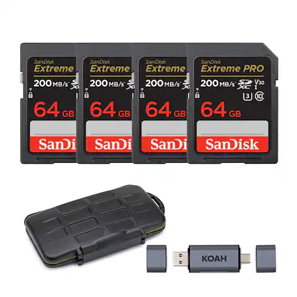 SanDisk Extreme PRO
200 MB/s
64 GB
V30
U3
10
SanDisk Extreme
200 MB/s
64 GB
SanDisk Extreme
200 MB/s
64 GB
SanDisk Extreme
200 MB/s
64 GB
SanDisk Extreme PRO
200 MB/s
64 GB
V30
U3
10
KOAH