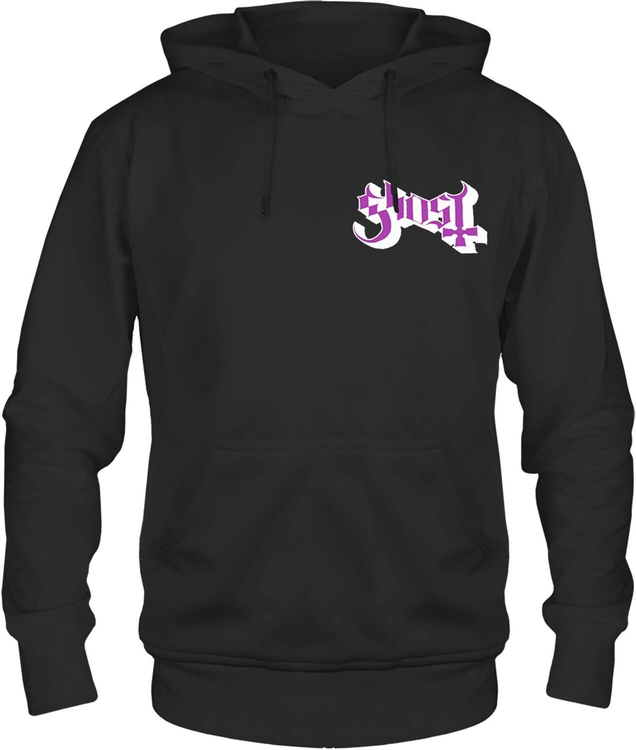 Front. PopMarket - Ghost - Ghost - Prayer Hands - Pullover Hoodie - 2XL Black HD0001GOSA5   - APPAREL - Multicolor.