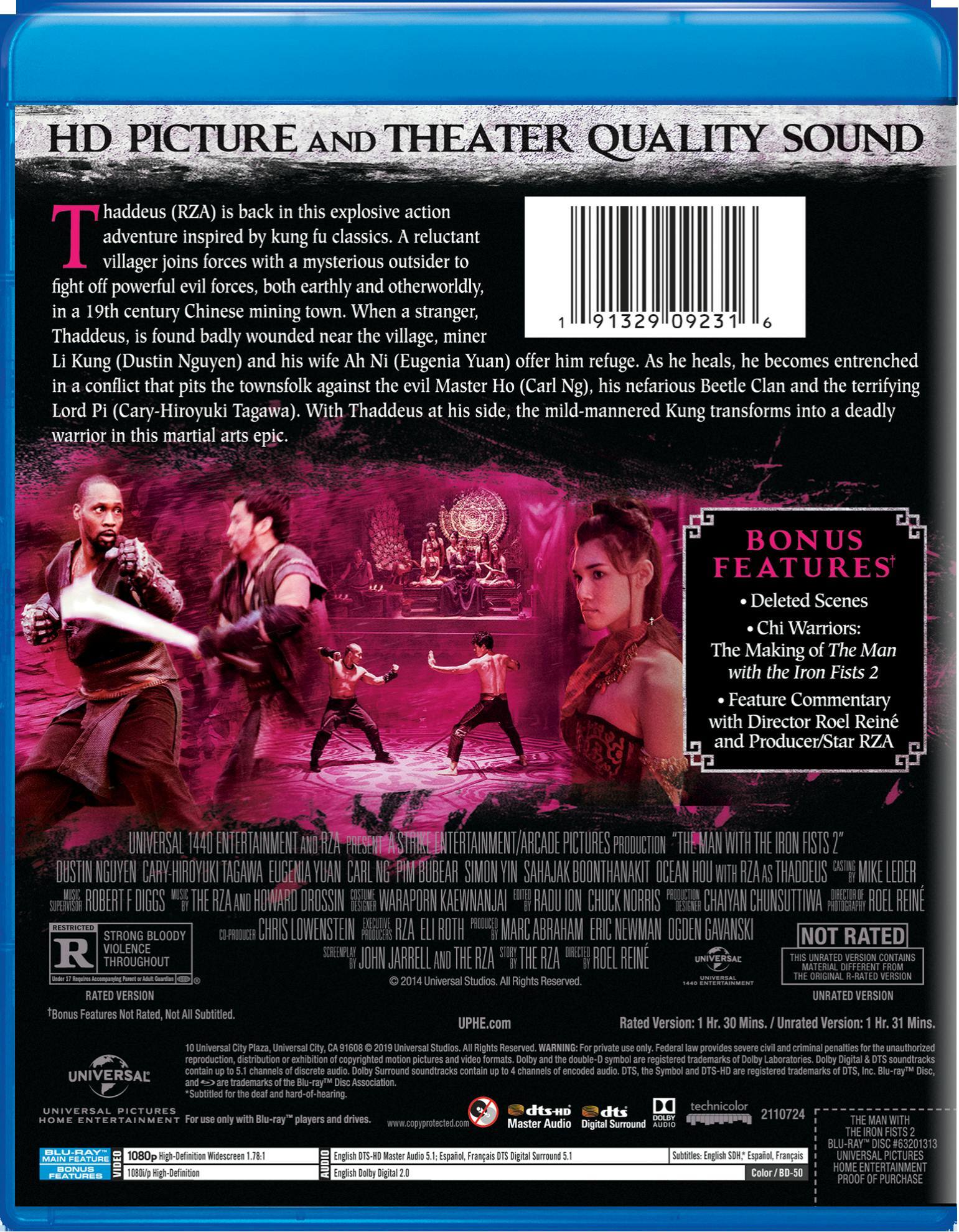 Angle. The Man with the Iron Fists 2 [Blu-ray].