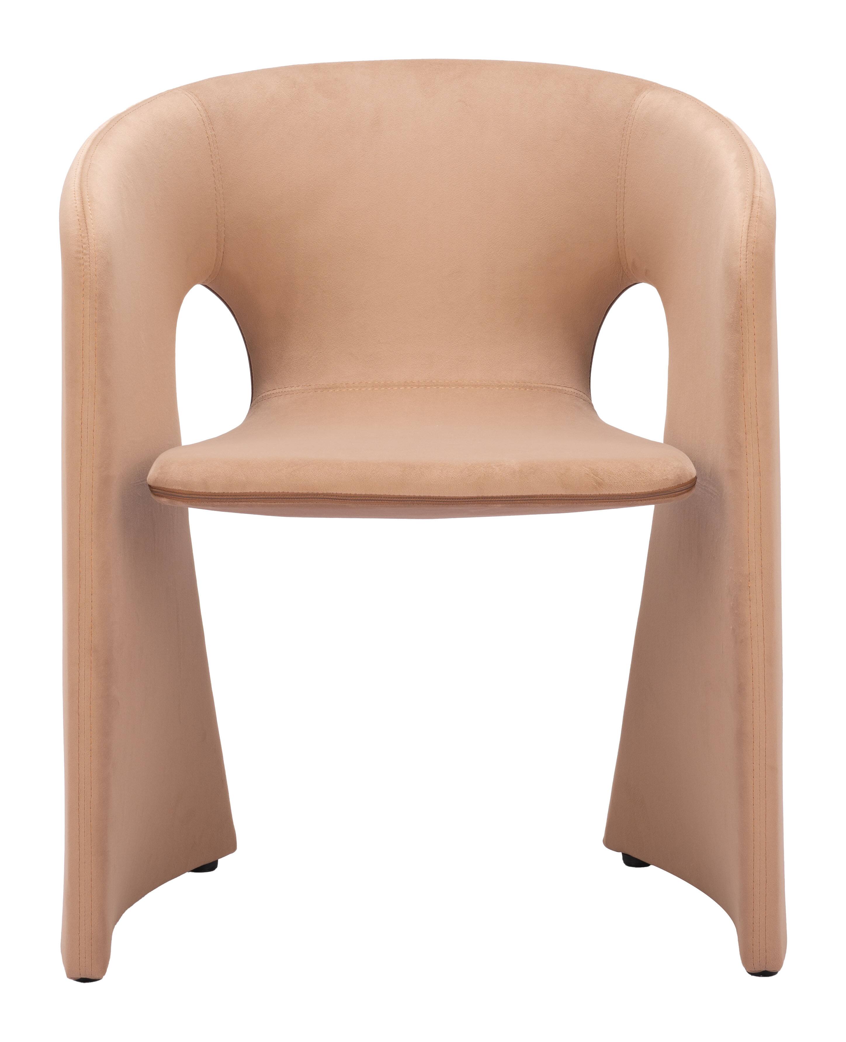Alt View 1. Hivvago - Rosyth Dining Chair Tan - Tan.