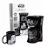 Angle. Uncanny Brands - Star Wars Single Serve Coffee Maker with 2 Mugs - Black.