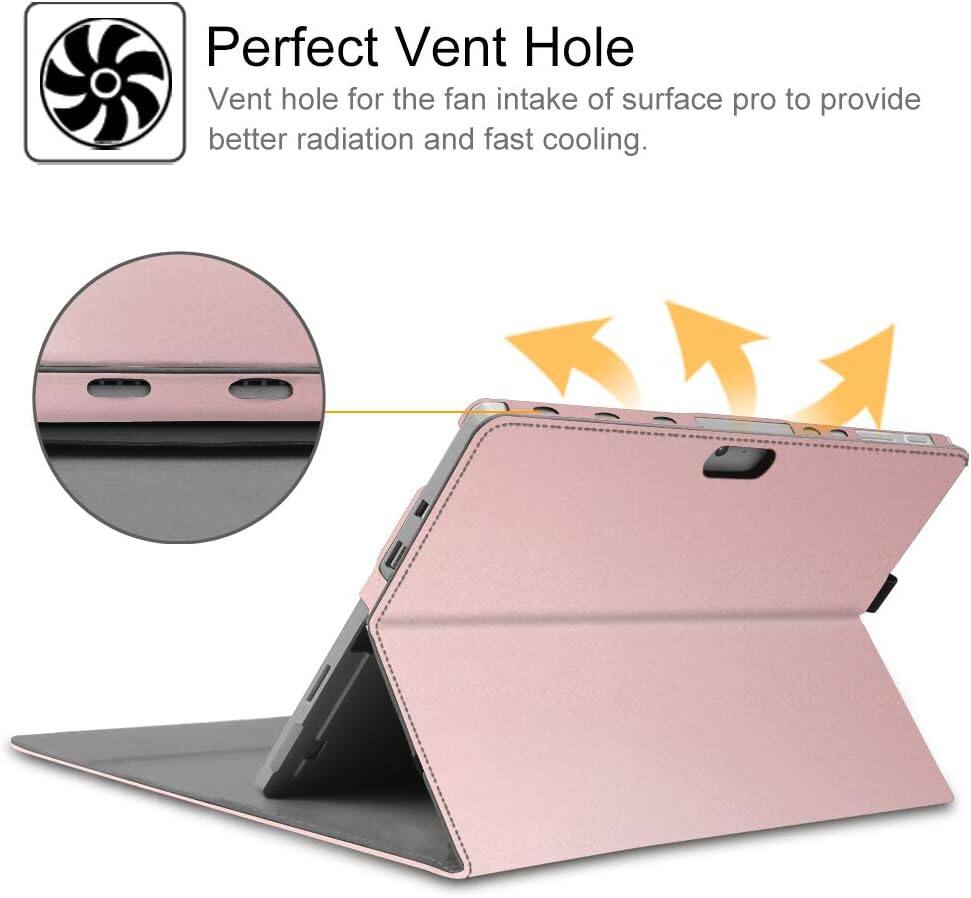 Perfect Vent Hole  
Vent hole for the fan intake of surface pro to provide better radiation and fast cooling.