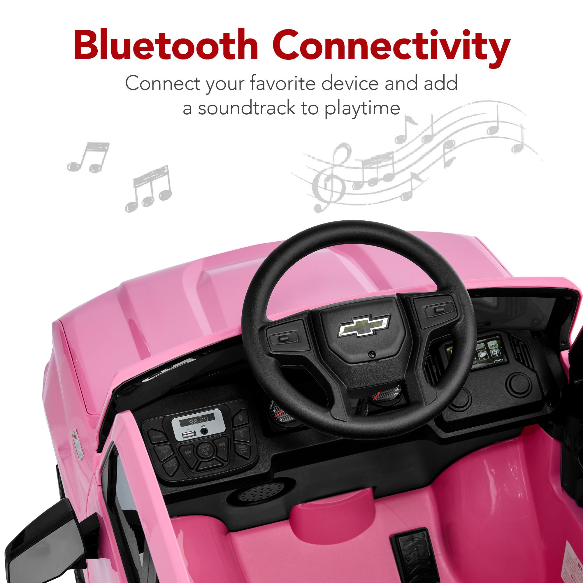 Bluetooth Connectivity

Connect your favorite device and add a soundtrack to playtime.