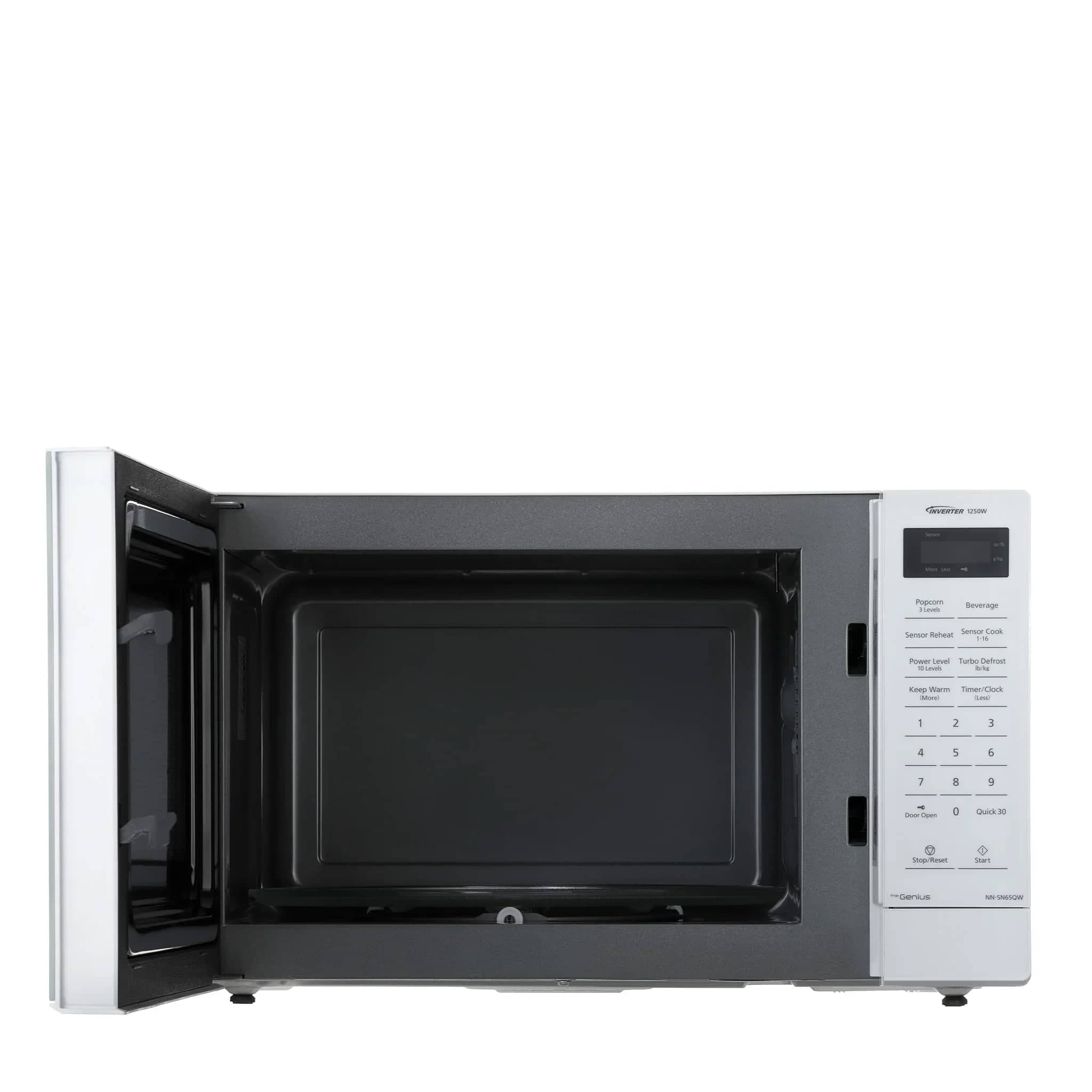 Panasonic - 1.2 Cu. Ft. Inverter Microwave 1250W - NN-SN65QW - Black