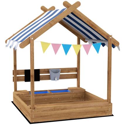 Front. Outsunny - Sandbox with Canopy.