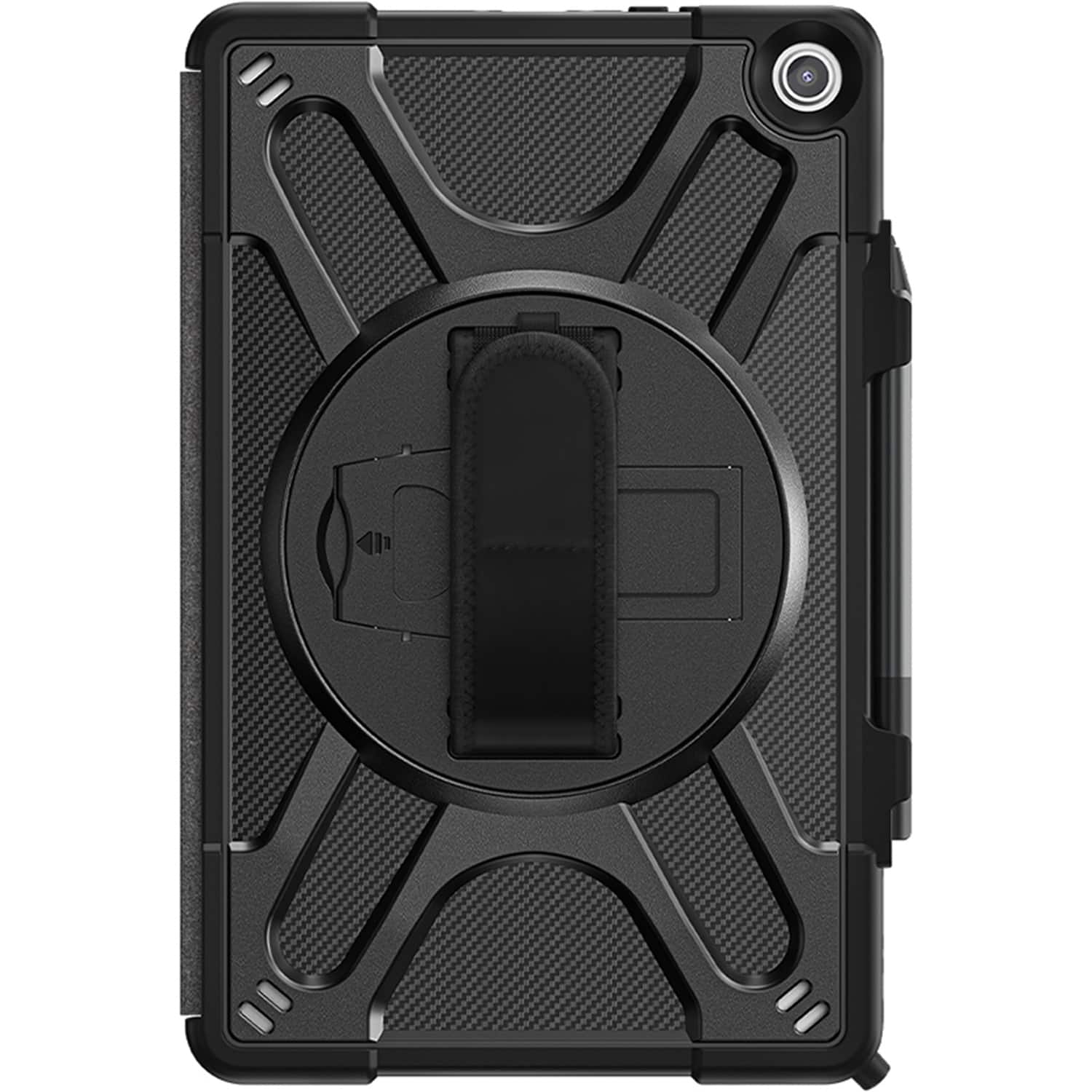 Front. SaharaCase - DEFENSE-X Series Case for Amazon Fire Max 11 (2023) - Black.