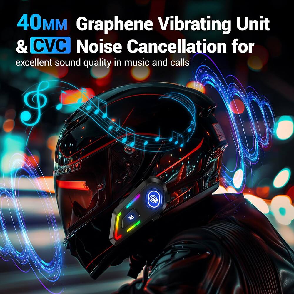 40MM Graphene Vibrating Unit & CVC Noise Cancellation for excellent sound quality in music and calls