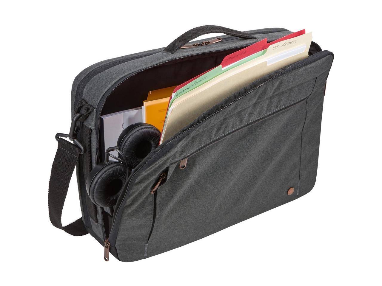 Alt View 3. Thule - Case Logic Era ERACV-116-OBSIDIAN Carrying Case (Backpack/Briefcase) for 16" Notebook - Obsidian - Obsidian.