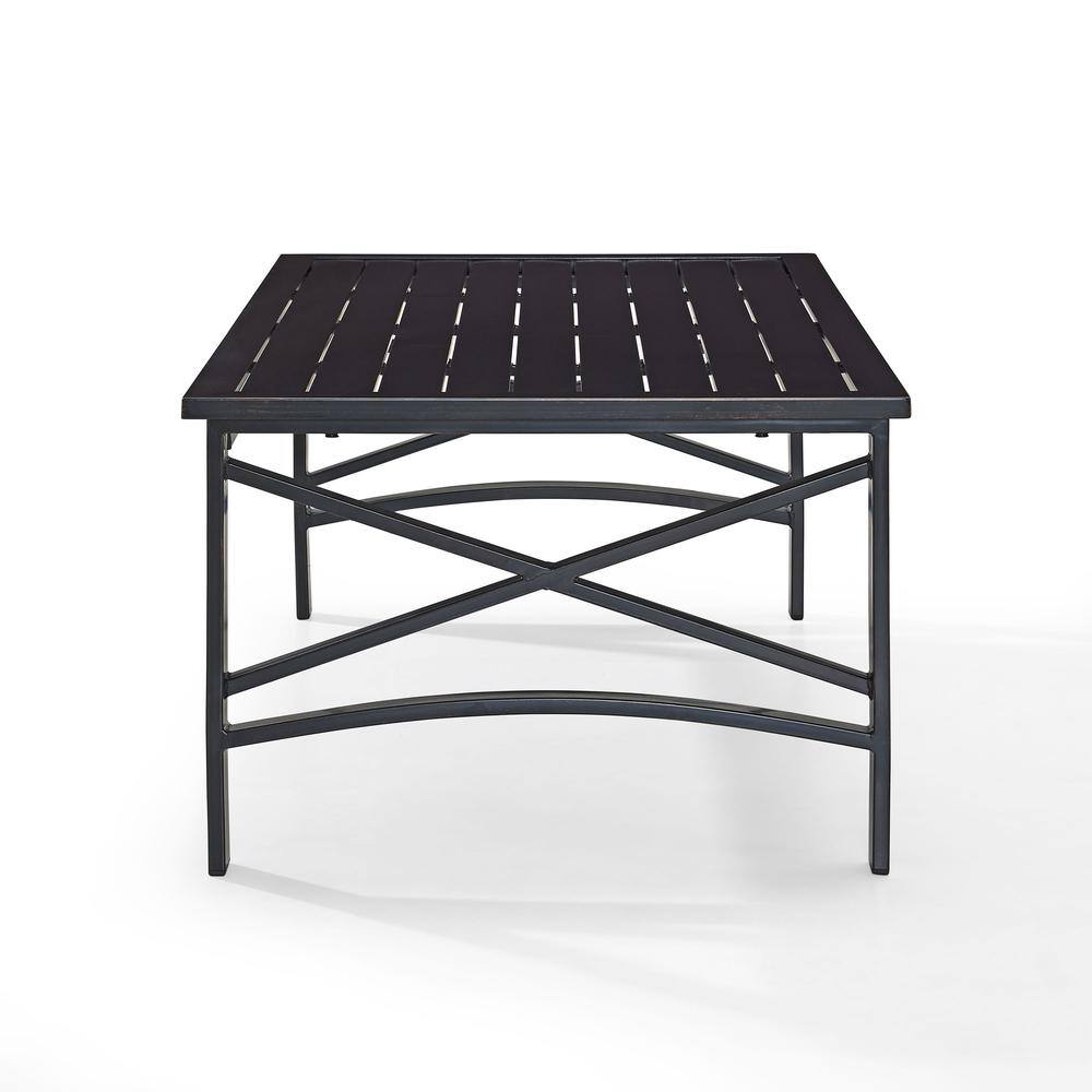 Alt View 5. Crosley Furniture - Kaplan Outdoor Coffee Table - Brown.