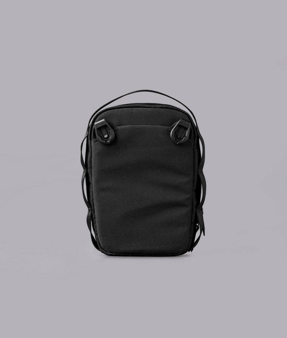 Back. ALPAKA - Metro Sling V2 1.5L Crossbody Sling Bag, Travel EDC Shoulder Bag, 6 Sleeves, YKK AquaGuard Zippers - Black Ultradyne 100D.