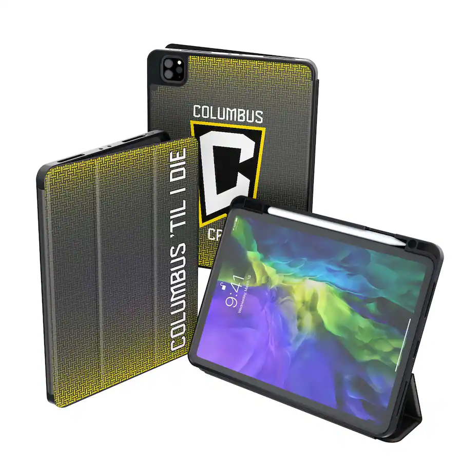 Best Rowing Designs Keyscaper Columbus Crew Linen iPad Case 10th Gen Black - Best Buy