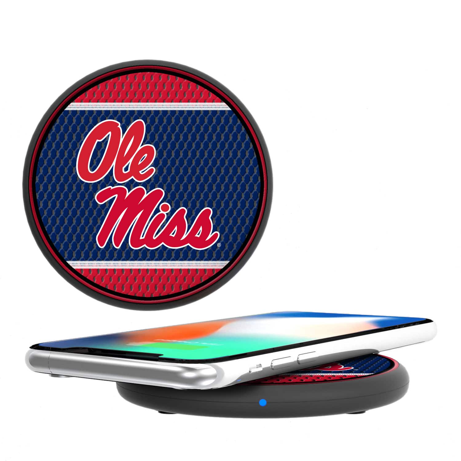 Keyscaper - Ole Miss Rebels Wireless Charging Pad - Multicolor