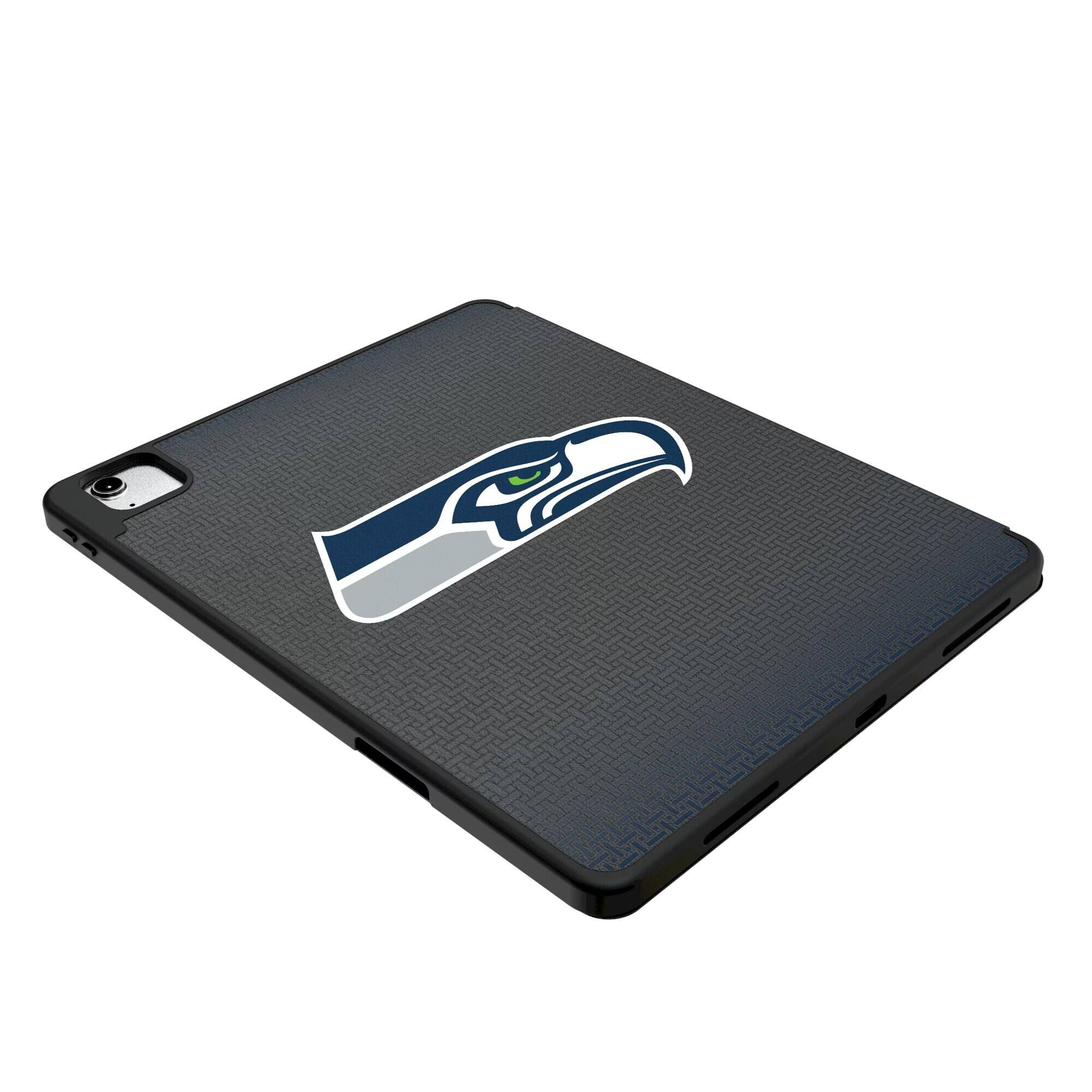 Alt View 2. Keyscaper - Seattle Seahawks iPad Case - 7/8/9 Gen / 10.5in Pro / 3rd Gen Air - Black.