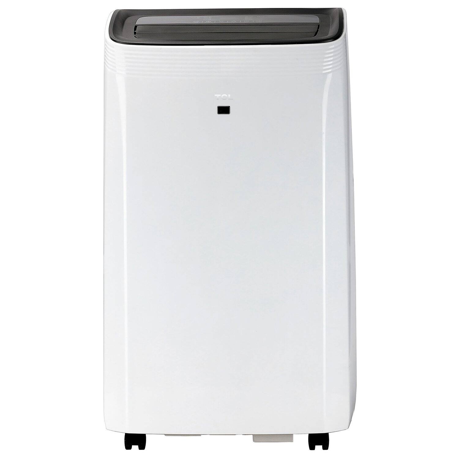 Left. TCL - 450 Sq. Ft. 10,000 BTU SACC Smart Portable Air Conditioner with Supplemental Heater - White.