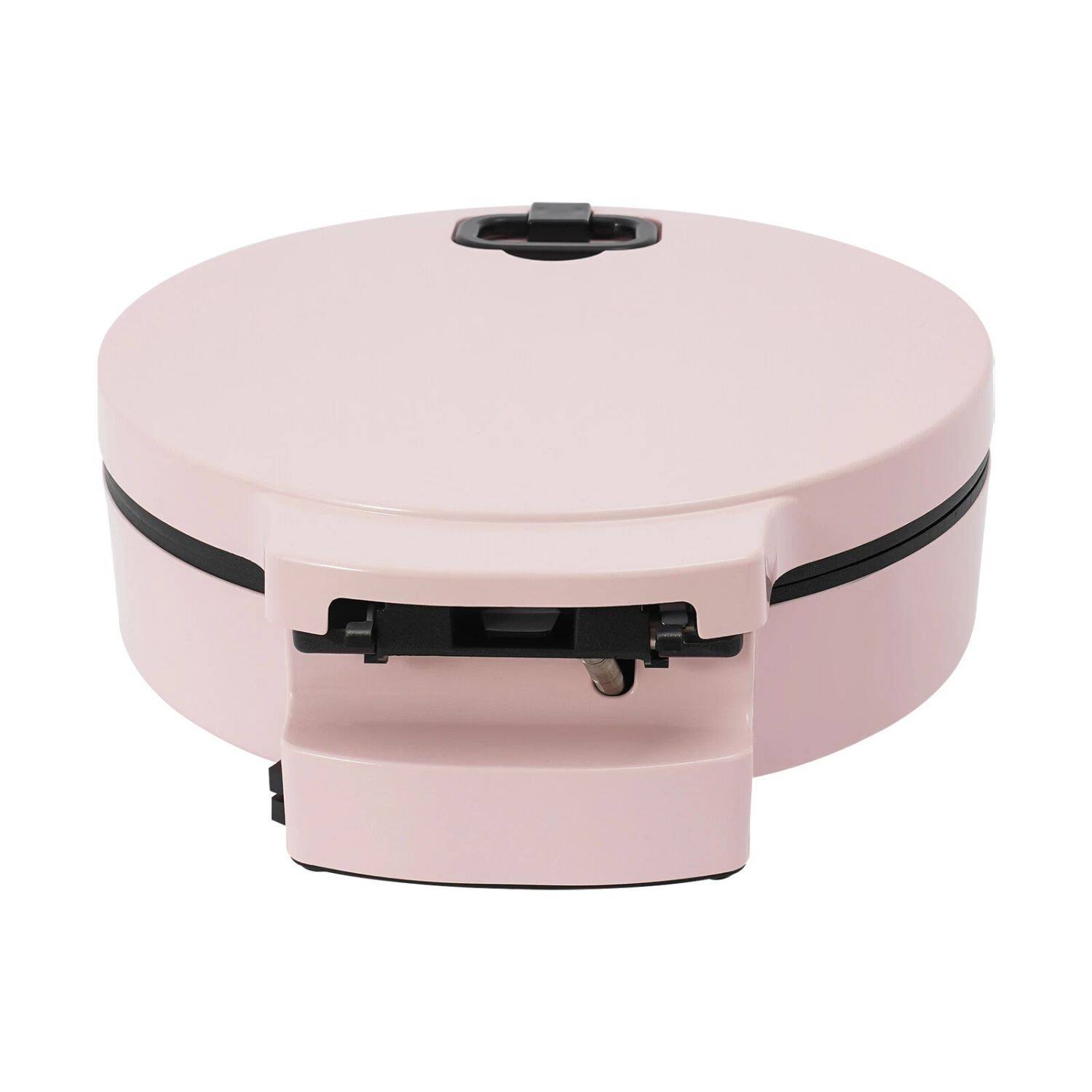 Angle. Home Collection - 1400W Electric Pancake Maker – Non-Stick Pancake Pan and BBQ Grill Plate Machine, 110V Countertop Cooker - Black.