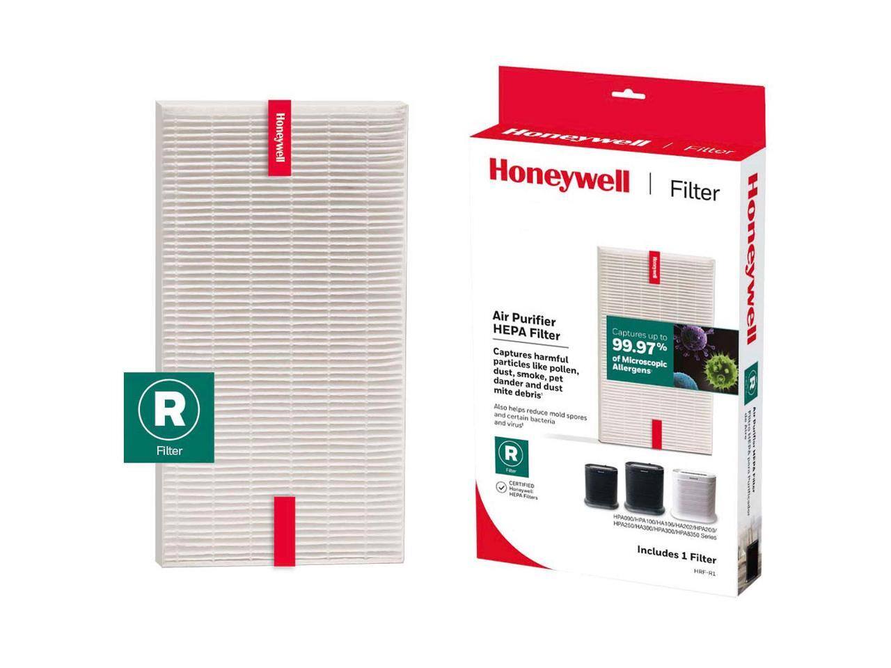 Honeywell Filter Honeywell Air Purifier Filter Captures up to 99.97% of Microscopic Allergens like pollen, dust, smoke, dander, pet mite and dust debris. Also helps reduce mold spores and virus. CERTIFIED HEPA Filters / HPA250/HAJ0G/HPA3G/HP350 Series Includes 1 Filter ZH-BM