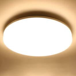 Lepro - 8.7 inch Flush Mount LED Ceiling Light for Bathroom, 1250LM 15W Soft Warm White 3000K